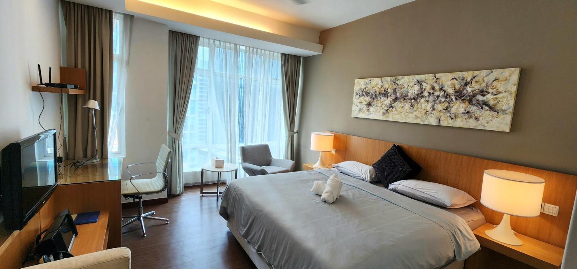 Cozy Super King Bed Studio Walking To Petronas Klcc كوالالمبور المظهر الخارجي الصورة
